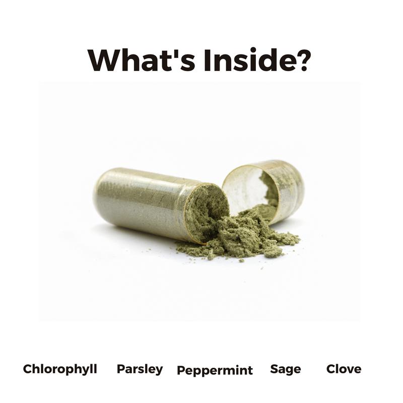 MintyChloro BodyFresh Pills- Body Odor, Gut & Skin Capsules