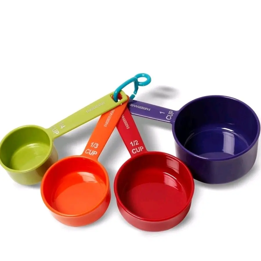 Farberware Measuring Cup and Spoon Set -9 Pieces, Easy-Read Marketing