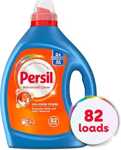 Advanced Clean Oxi+Odor Power, Liquid Laundry Detergent, High Efficiency (HE), Deep Stain Removal, 2X Concentrated, 82.5 fl oz, 82 Loads