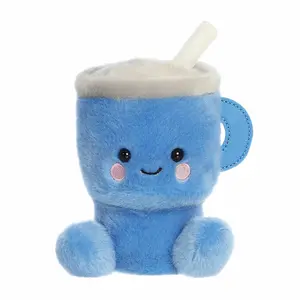 Palm Pals Adorable Cliff Travel Cup Blue Soft Plush Collectable Stuffed Animal