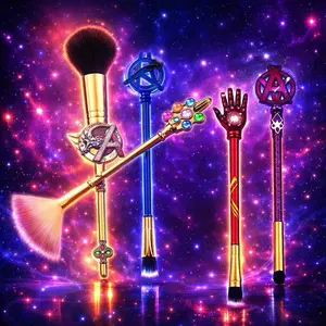 Cosmic infinity makeup brush set