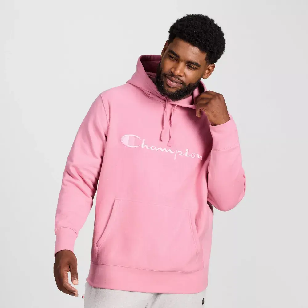 Champion Adult Sizing Iconic Embroidered Hoodie, Polyester, Kangaroo