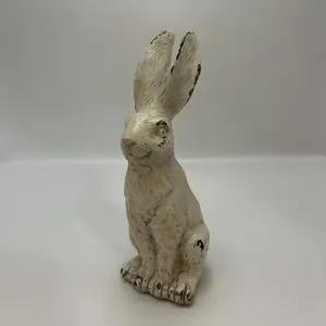 White rabbit figurine