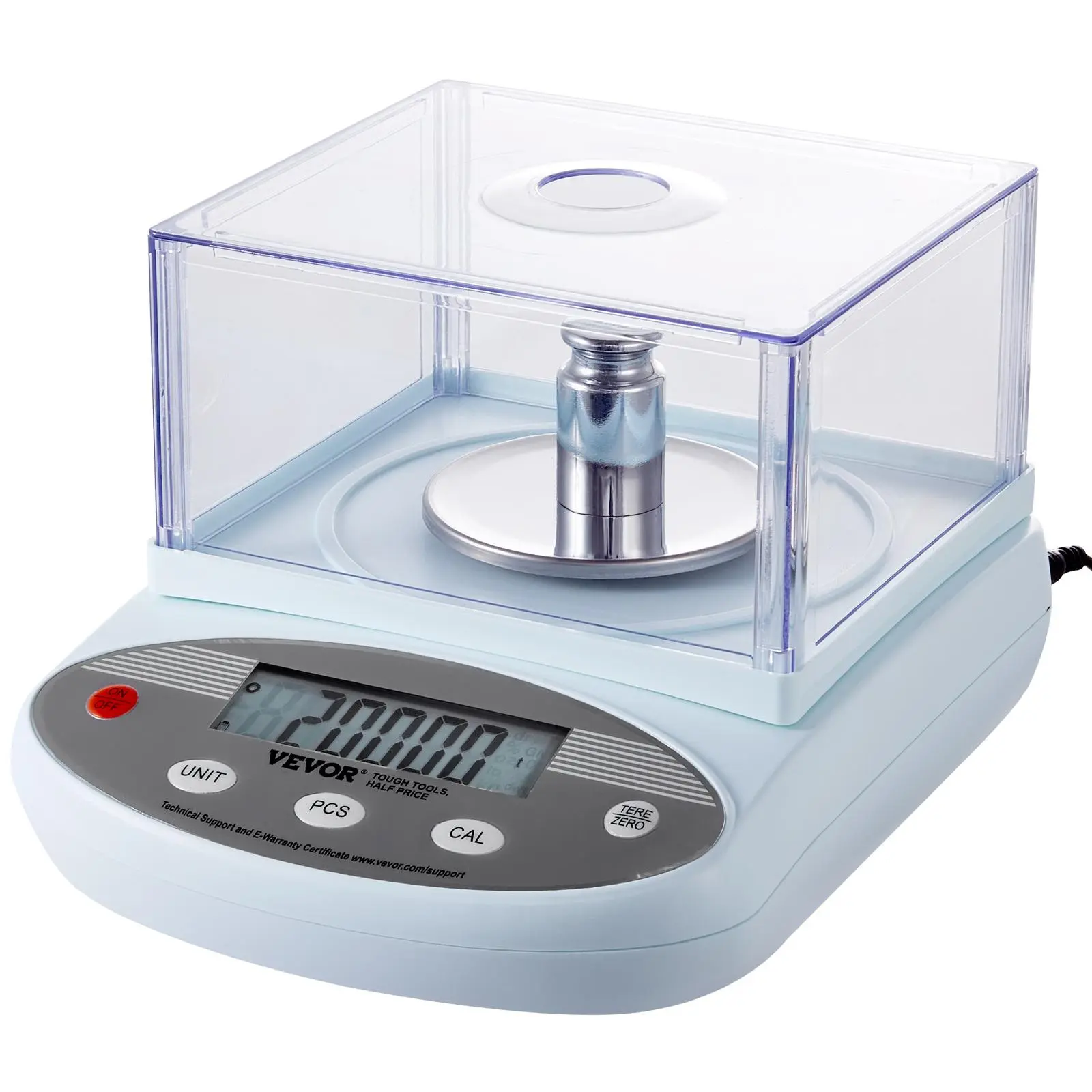 VEVOR Analytical Balance, 500 gram x 0.001g Accuracy High Precision Lab ...