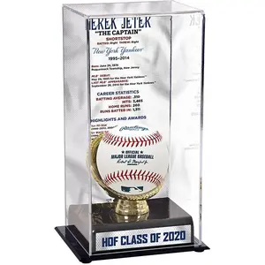 Derek Jeter New York Yankees Hall of Fame Career Sublimated Display Case with Image