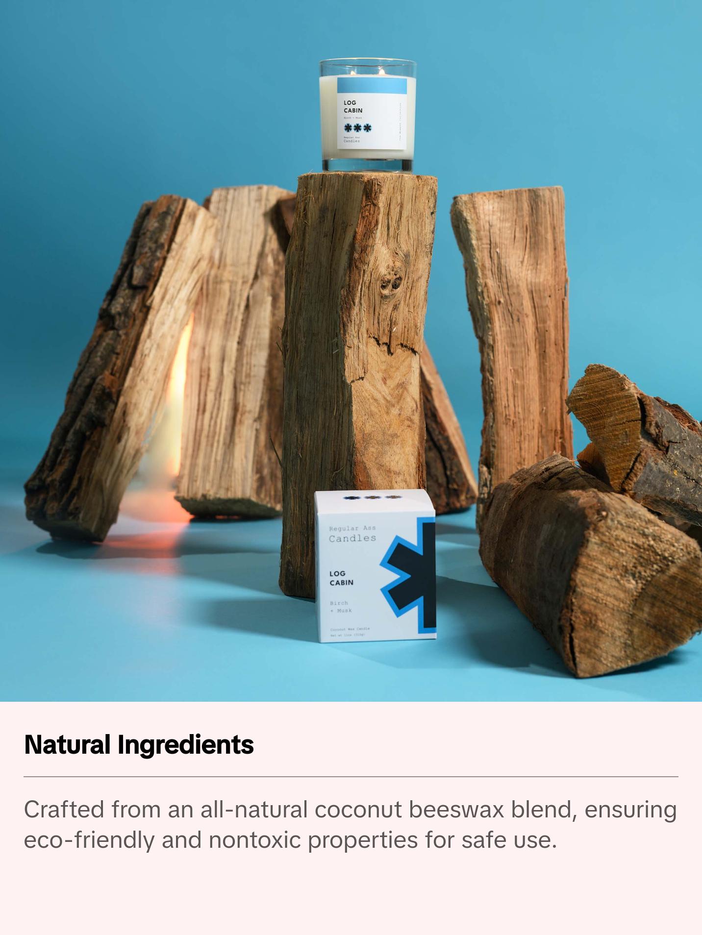 LOG CABIN Birch, Musk, Vetiver Candle