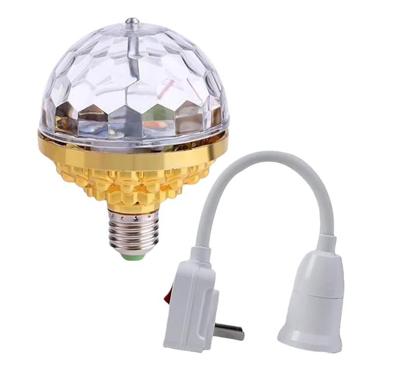 1PCS-ights Disco Ball Magic Ball Stage Light with Sockets Stage Decor Lights for Home Dance Christmas Party