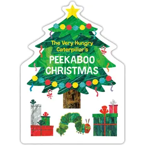 The Very Hungry Caterpillar's Peekaboo Christmas -- Eric Carle - Board Book