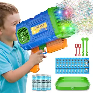 Bubble Toys for Outdoor Birthday Party Portable Fun Colorful bubble machine,Bubble Machine Blower for Kids & Toddlers