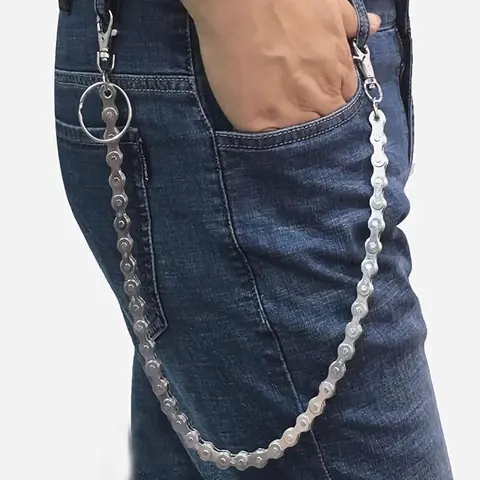Wallet Chain Pants Chain Hip Hop Punk Jeans Chain Key Chain Goth Accessories for Women Men