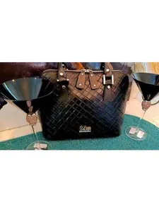 Italian Leather Weaved Crossbody