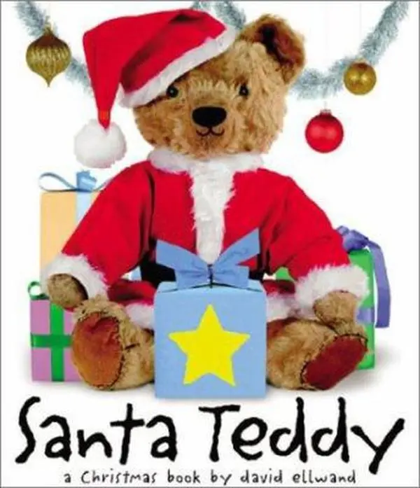 Used Santa Teddy Stuffed Animal by David Ellwand (Unknown Origin), Stuffed Animals