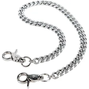 Wallet Chain, Wallet Chains for Men, Pants Chain for Punk Jeans,  Hop Keyholder Round Clasp Goth Keyring