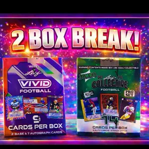 2024 Leaf Collective Football Jumbo + 2025 Leaf Vivid Football Hobby - Serial Number Break.