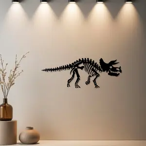 HousewarmingGift|1pc Minimalist Dinosaur Skeleton Desktop Ornts, Minimalist Dinosaur Skeleton Desktop Ornts Statue Mural Artwork with Premium Finish - Ideal Gift for Birthday & Thanksgiving & Holiday Season & Halloween & Wedding & Autumn Decor