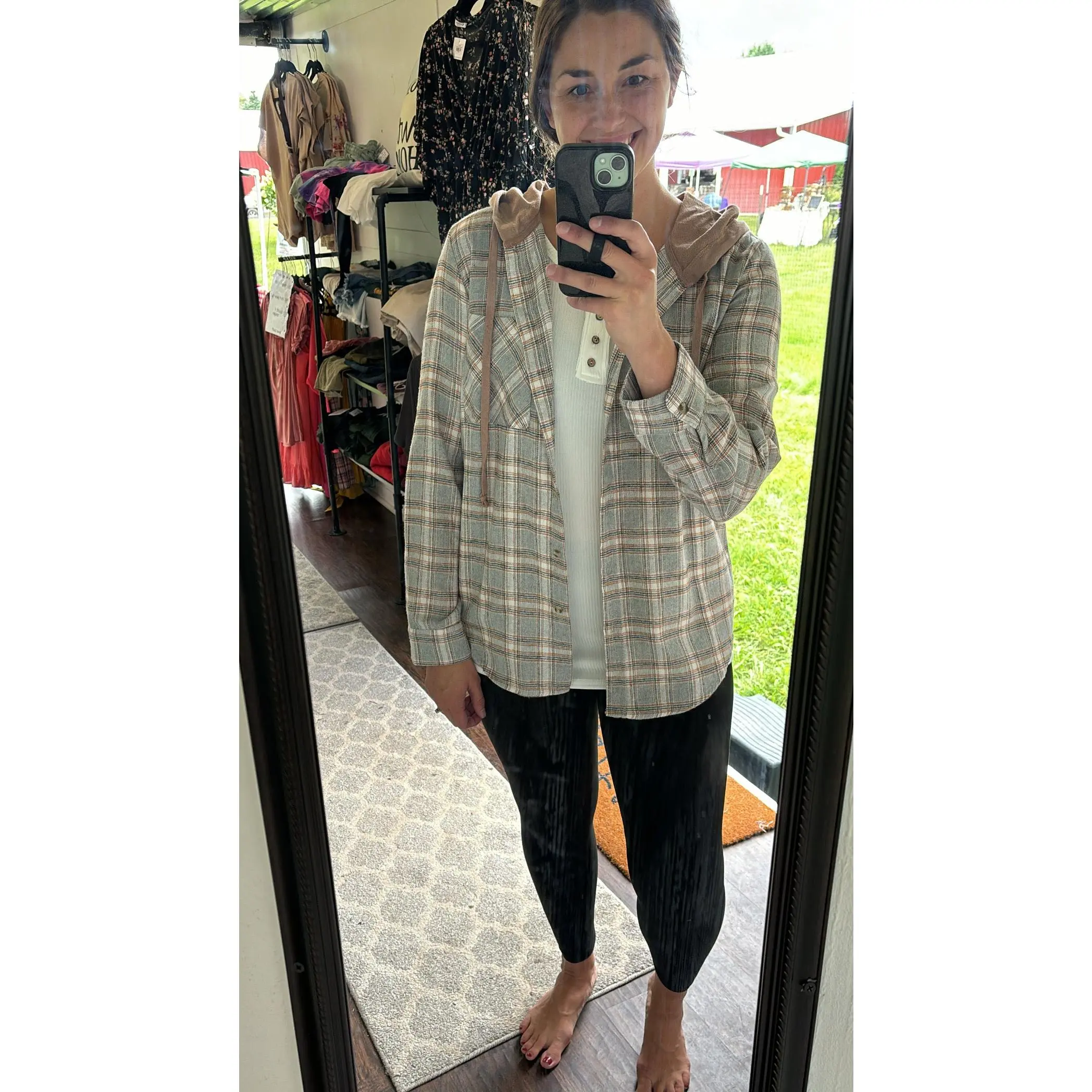 Button Henley Tank
