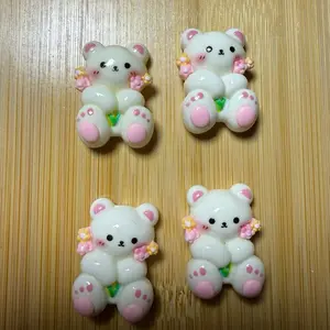 Bear Flat back charms