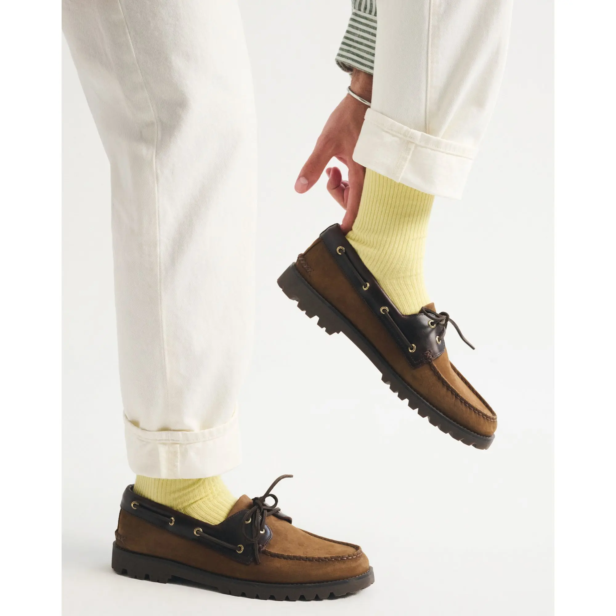 Abercrombie & Fitch Sperry Authentic Original Men's 2-Eye Lug Boat Shoe