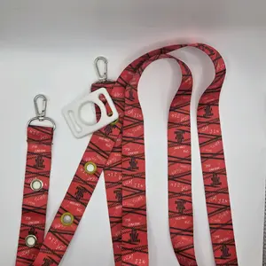 Kpop Concert Lightstick Lanyard Holder w/ Ita Holes | Hands-Free Festival Strap | Photocard & Charm Display