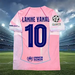 2025 2026 Special Edition pink No.10 Yamal Short-Sleeve Soccer Jersey