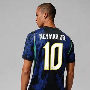 2026 Brazil Away Short-Sleeve No. 10 Neymar Jr. Soccer Jersey