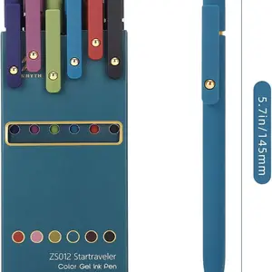 Colorful Gel Mechanical Pencils, 0.5mm Fine Point Retractable, for Journaling and Sketching (Office & School Stationery Supplies)