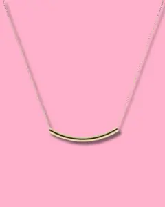 Enewton Gold Smooth Bliss Bar Necklace