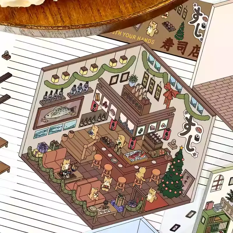 Sushi Shop DIY Sticker