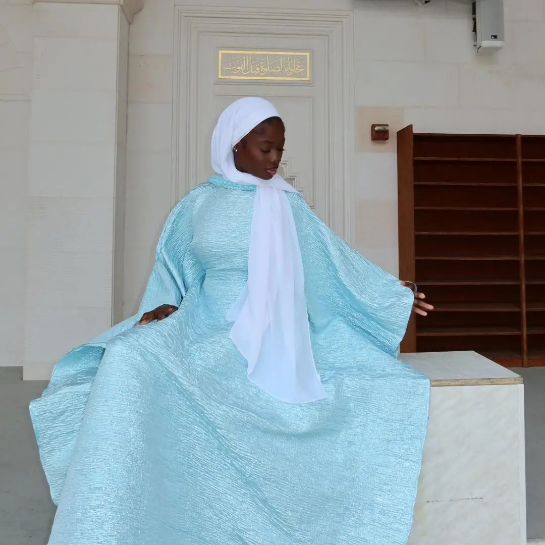 AROLAKE Isha Brocade Boubou with Embellished Neckline