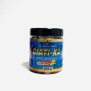 Gel Natural para el Nervio Ciático 125g - Pain Relief with Wellness Natural Ingredients for Adults - Natural Ingredients for Wellness - 24 Months Support Therapy Treatment Healthcare Therapeutic Bathroom Solution Fitness