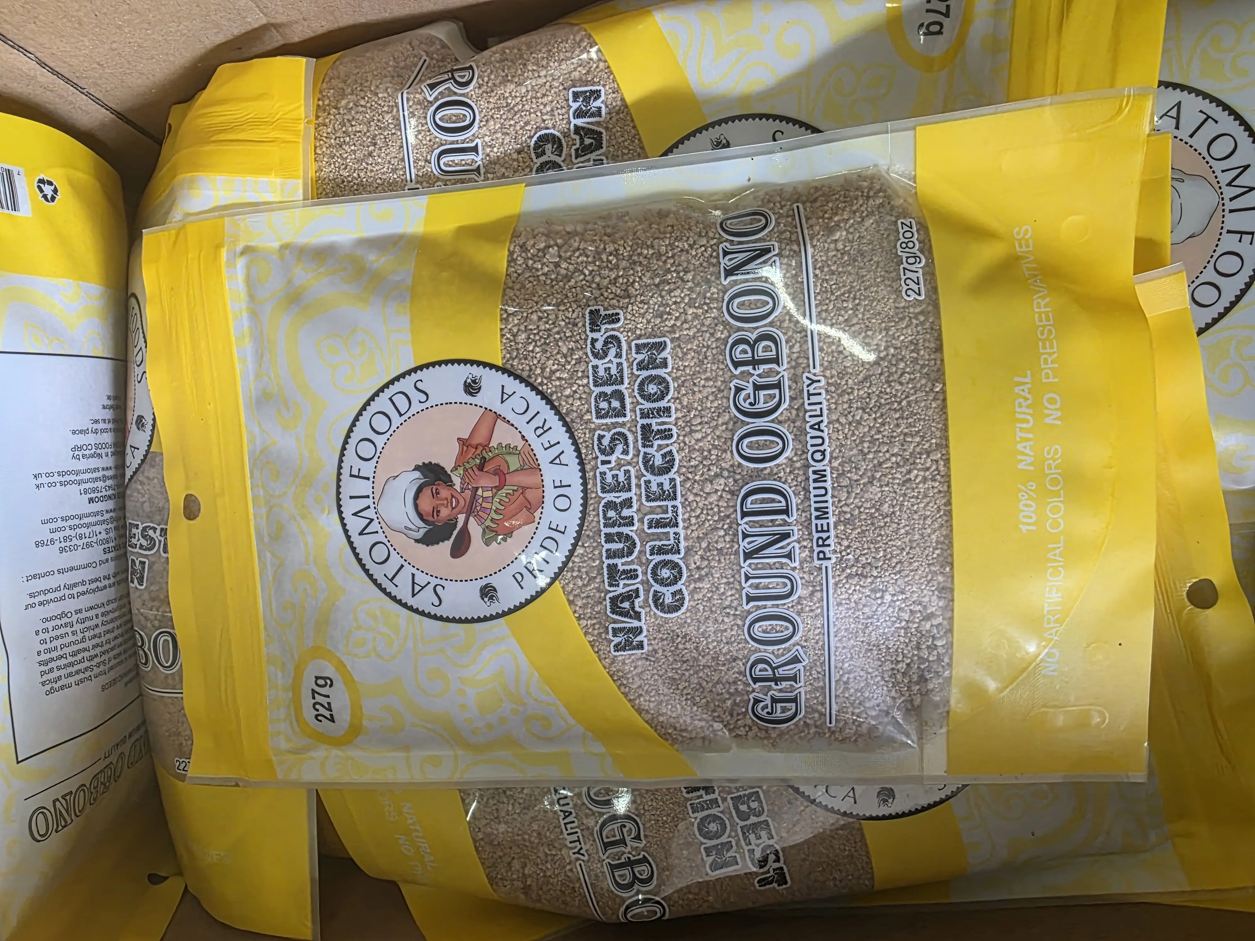 Grounded Ogbono-8oz ( No Soapy Smell Or Odd Taste)