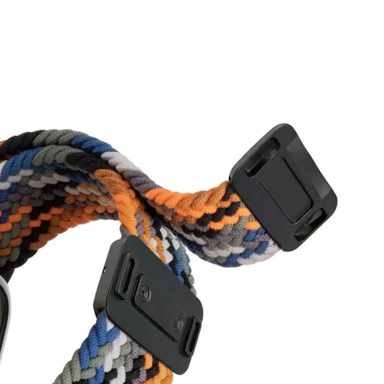 Magnetic Nylon Braided Watch Band for Apple Watch (iWatch) — Elastic Rainbow Design (S10 Series) Magnetic Nylon Braided Watch Band for Apple Watch (iWatch) — Elastic Rainbow Design (S10 Series)