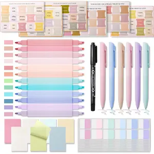 42 Pcs Bible Study Supplies, Bible Journaling Kit for Women, 12 Bible Highlighters (Double-Headed) and 6 Pens, 90 Bible Tabs, 7 Transparent Sticky Notes and Other Bible Study Tools XKDOUS
