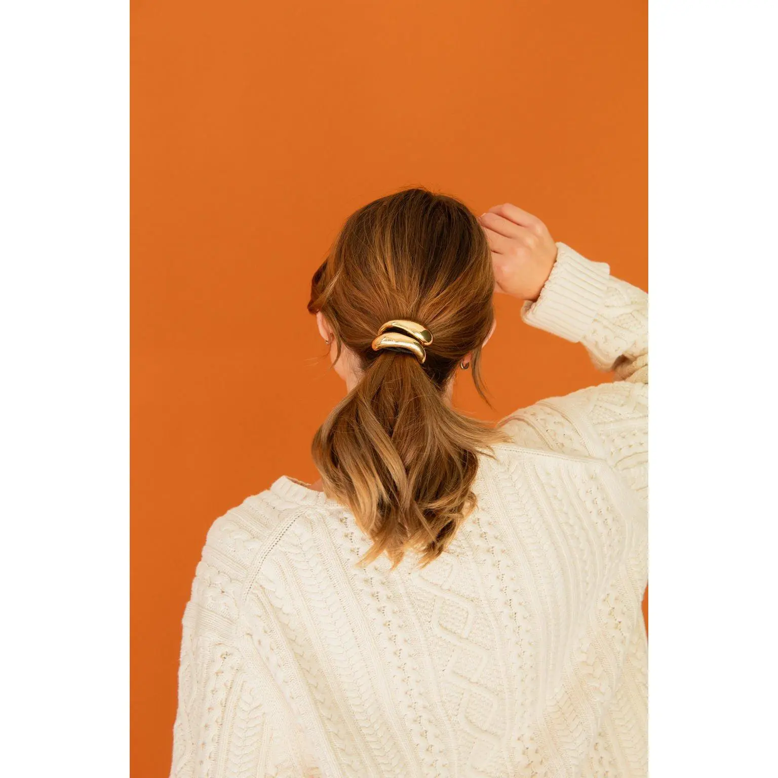 Abstract Ponytail Cuff