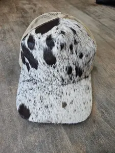 Genuine Cowhide trucker hat