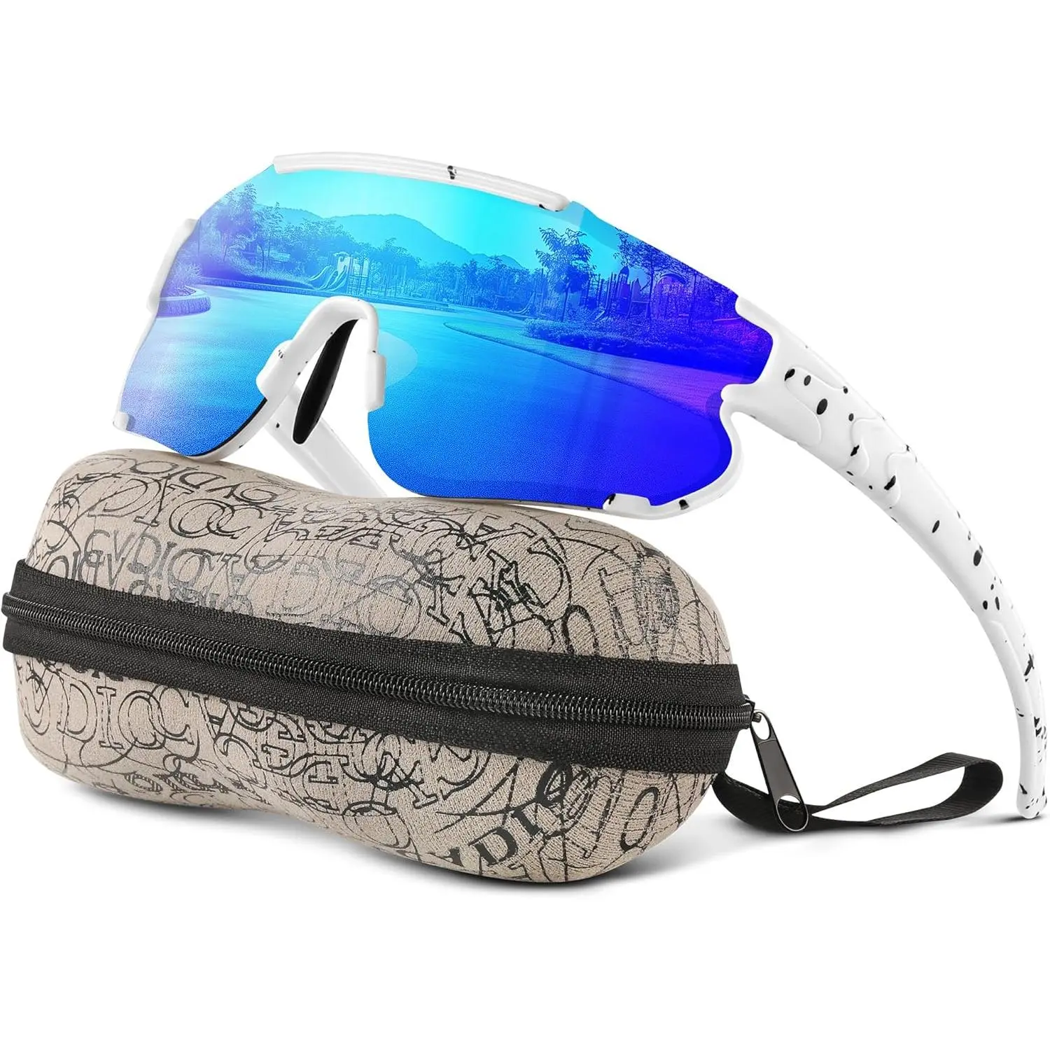 Kids Baseball Polarized Sunglasses Youth Sports for Boys Girls 3-12 UV Protection Goggles HD TAC Lenses Flexible TR90 Frame Lightweight Comfy Summer Holiday Gift