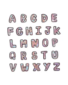 Silver Holo Bubble Letter Patch