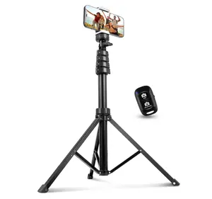Aureday 62" Phone Tripod Accessory Kits, Camera & Cell Phone Tripod Stand with Wireless Remote and Universal Tripod Head Mount, Perfect for Selfies/Video Recording/Vlogging/Live Streaming