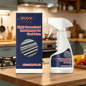 Jakehoe Heavy Duty Rust Remover Spray for Kitchen Sinks, Stoves & Metal Surfaces - Instant Rust Stain Remover,120ml