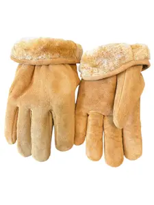 Slickman Vaquero Faux Fur Insulated Leather Glove