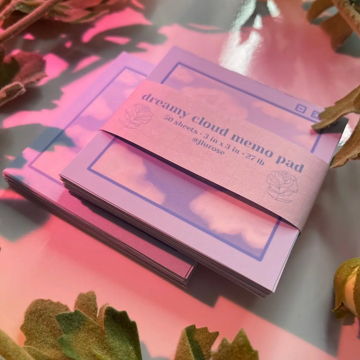dreamy cloud memo pad