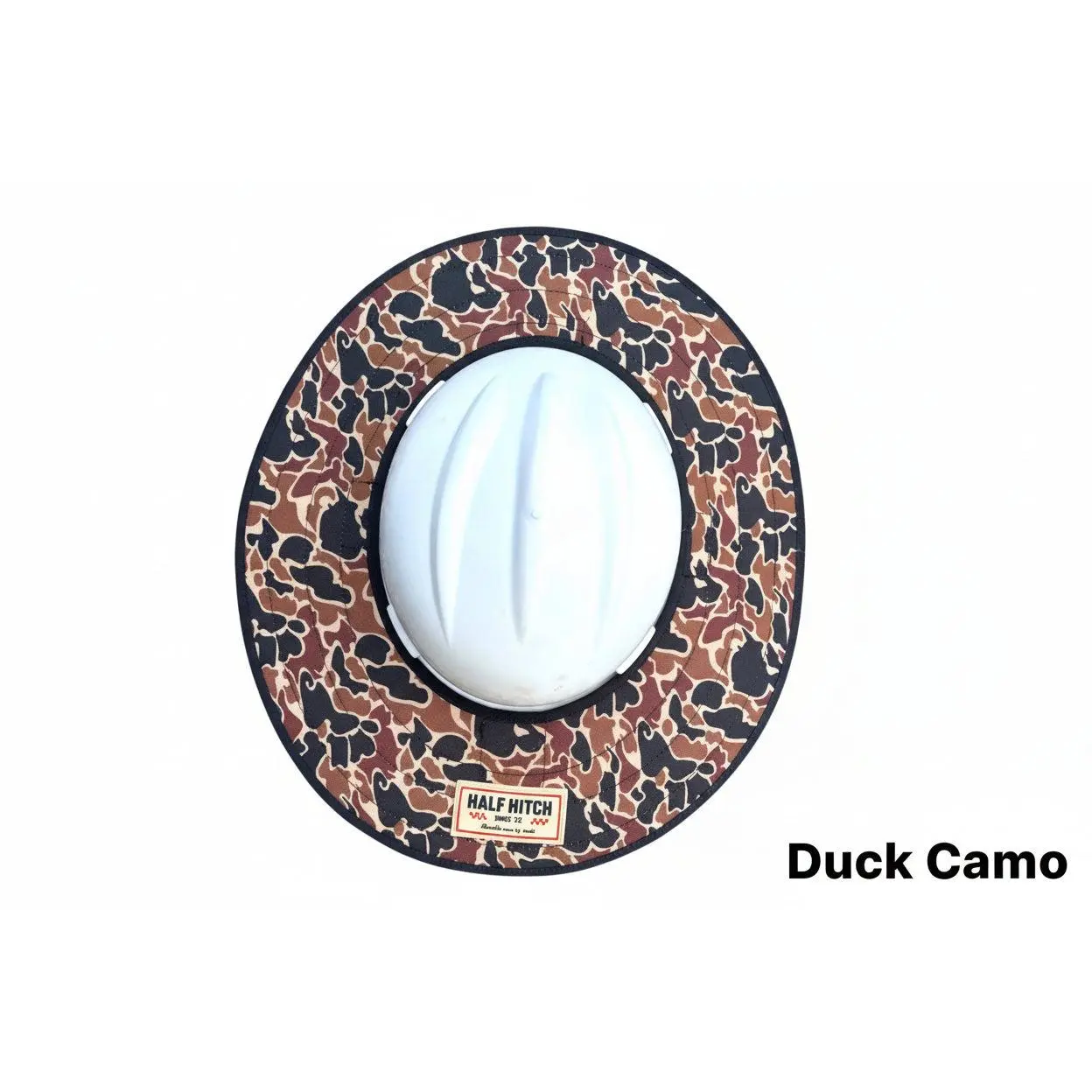 Half Hitch Sun Shades for Hard Hats - Rugged Canvas with Velcro Attachments - Handcrafted in USA - Leopard Print Design