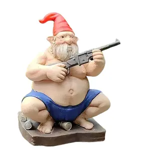 Miniature Garden Decorative Figurine, Handcrafted Resin Craftsmanship, Indoor Outdoor Versatile Ornament, Creative Design Sculpture