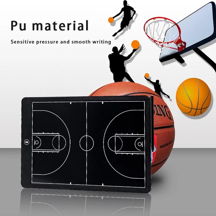 16-inch portable electronic tactics board for football, basketball, rugby, handball, ice hockey and field hockey - for coaches' tactical teaching and match explanation