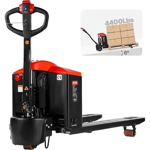 VEVOR Electric Pallet Jack, 4400 lbs Load Capacity, Lithium Battery Powered Pallet Jack Truck with 48L x 27W Inch Forks for Material Handling, Suitable for Warehouse, Supermarket, Manufacturing