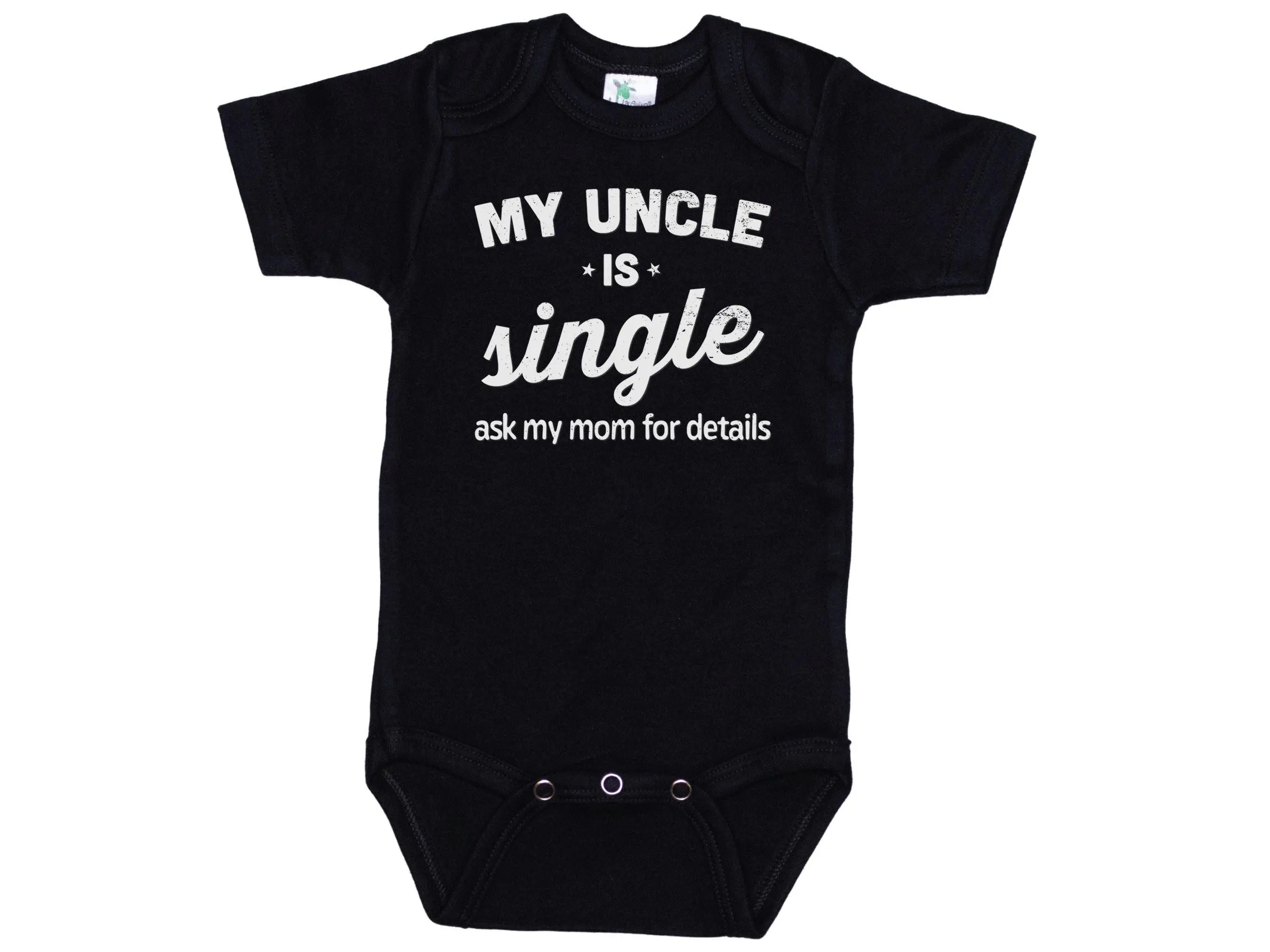 Newborn Onesies MY UNCLE is single ask my mom for details, Cute Baby Onesie, Baby Shower Gift, Grandparent Baby Announcement Onesie, Baby Clothes, Coming Home Cute Outfit, Funny Baby Onesie BodySuit, Gift for kids, Gift for new moms