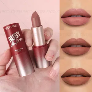 6pcs/set Elegant Matte Lipstick, Hydrating, Smooth, Creamy Texture, High Pigmentation, Nude Makeup, Suitable for Daily Makeup