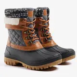 ALEADER Women's Waterproof Down Snow Boots, Warm and Insulated Winter Boots, Non-Slip Mid-Calf Outdoor Snow Boots, Ideal for Cold and Snowy Weather,outdoorfun