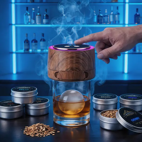 Vixia Electric Smoker for Whiskey kit – Infuse Rich Smoky Flavor in Minutes
