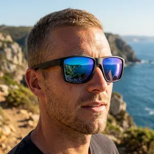 Men's TR90 Polarized Sunglasses | Ultra-Light, Unbreakable, Anti-Glare for Hiking & Everyday Use